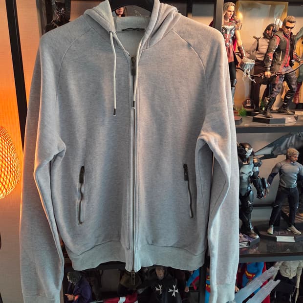 알랙산더 맥퀸 그레이 후드집업 L