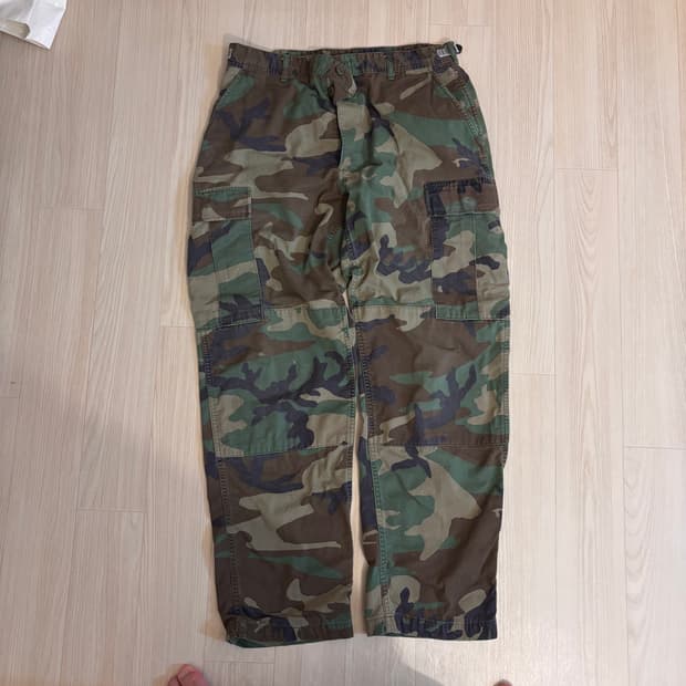 vintage woodland 카모팬츠