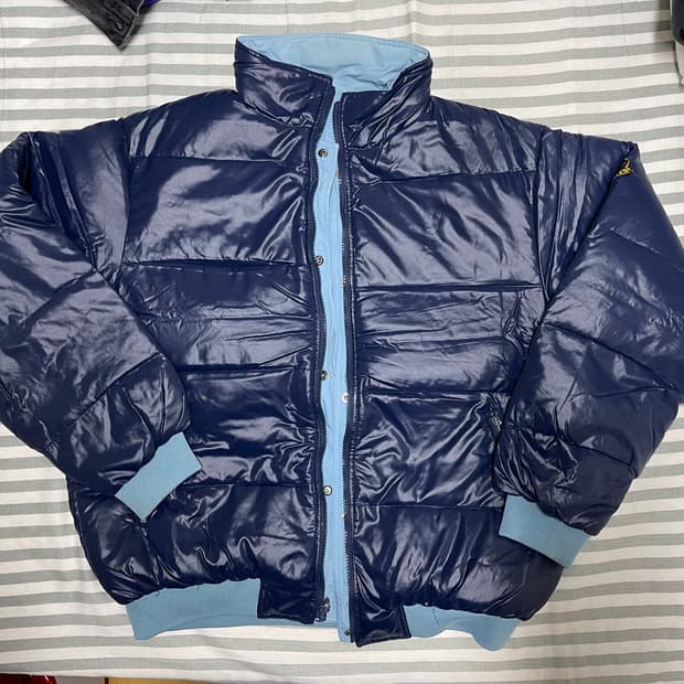 Vintage moncler asics reversible puffer 