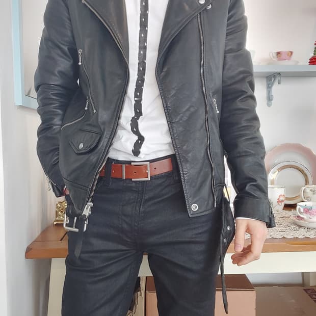 올세인츠 양가죽 라이더자켓 Torrance 95사이즈 