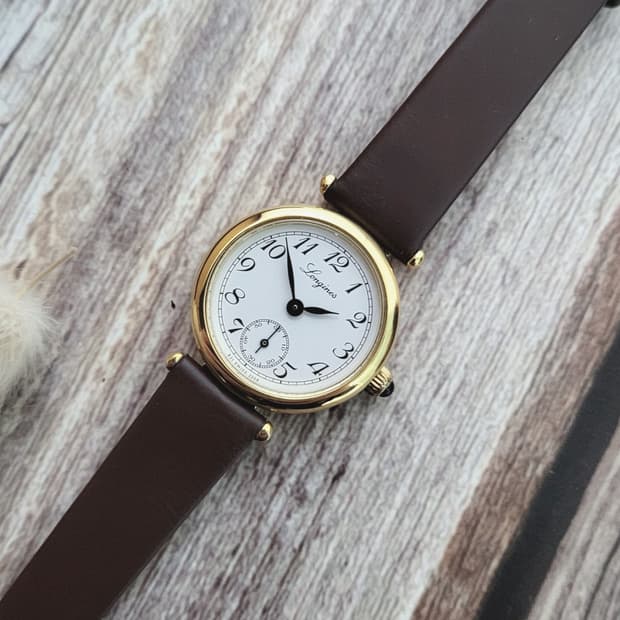 [연말세일]정품 론진 3260.831 스몰세컨즈 수동 시계