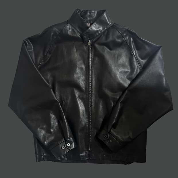 마르지엘라 레더 헤링턴 자켓 size 52
