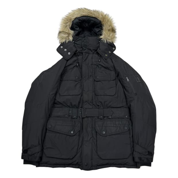 폴로 랄프로렌 로버다운 벨티드 패딩 블랙 L