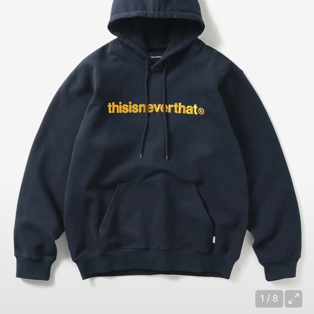 디스이즈네버댓 네이비 후디 S 