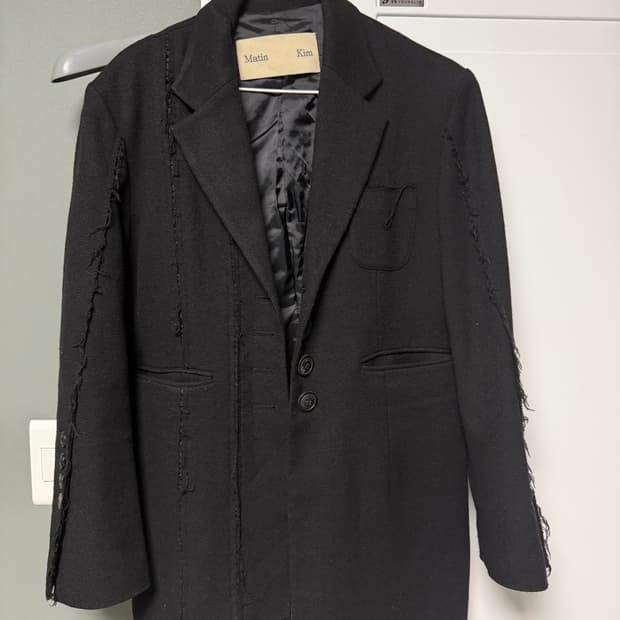 마뗑킴 러프 울자켓