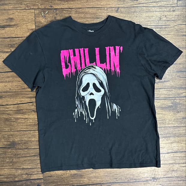 고스트페이스 Ghost Face CHILLIN 스크림 반팔티 L