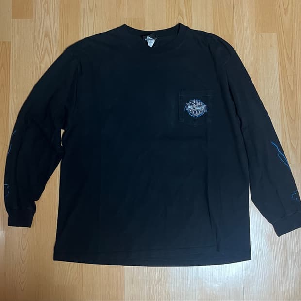 [2XL] 빈티지 할리데이비슨 롱슬리브