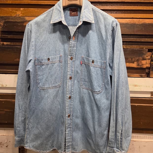 80'S 리바이스 데님셔츠 