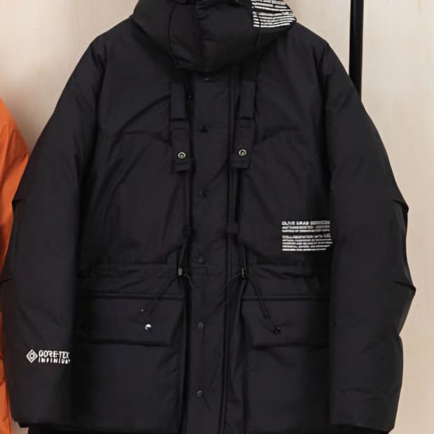 [M] 올리브드랩서비스 ods 밀레 아틱 파카 블랙 패딩