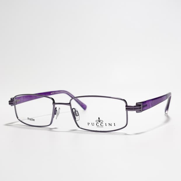PUCCINI square petite purple glasses