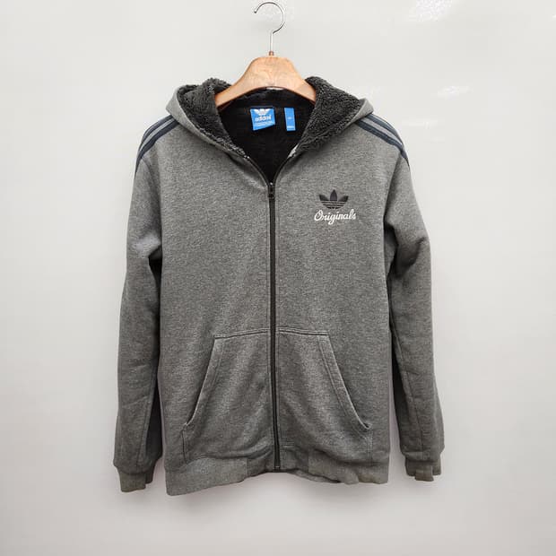 아디다스 오리지널 기모 후드집업