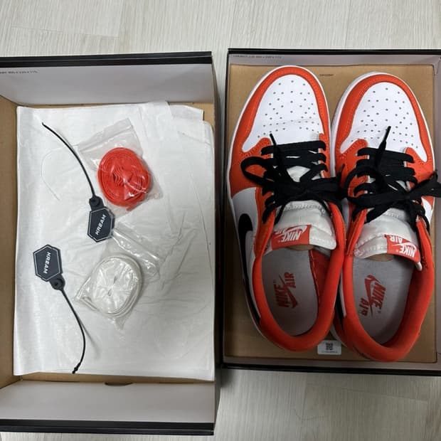 나이키 조던 로우 og 스타피쉬 275 사이즈