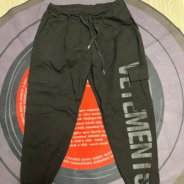 베트멍 로고 카고 조거팬츠