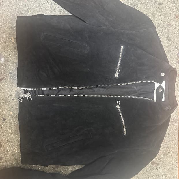 토니웩 카프레이서 스웨이드자켓 L