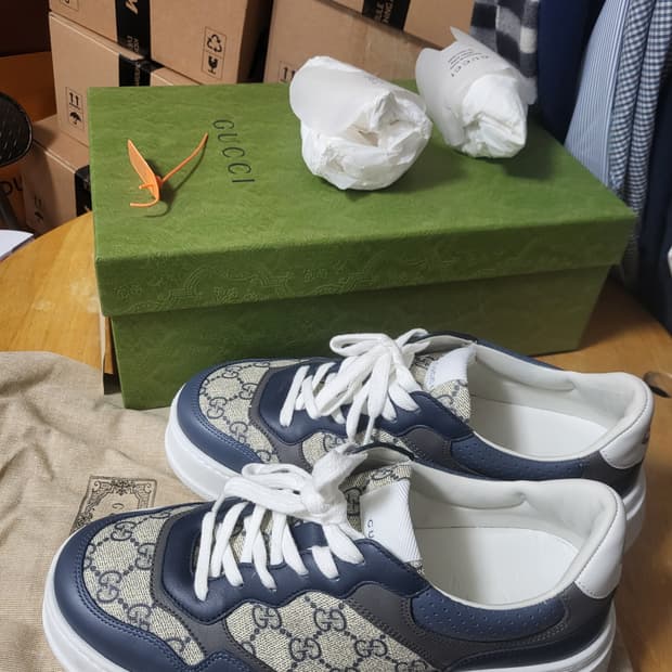 24SS 구찌 GG 청키 스니커즈 7.5(260-265)