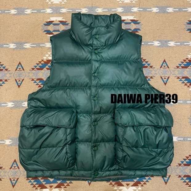 [M][100] 다이와피어39 테크 백패커 다운 베스트 그린 