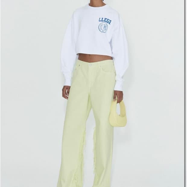 렉토 여성용 크롭 맨투맨