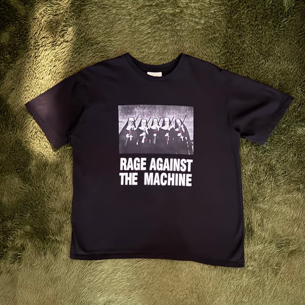 [1] 사틴아이즈 싱글스티치 RATM 패러디 티셔츠 블랙