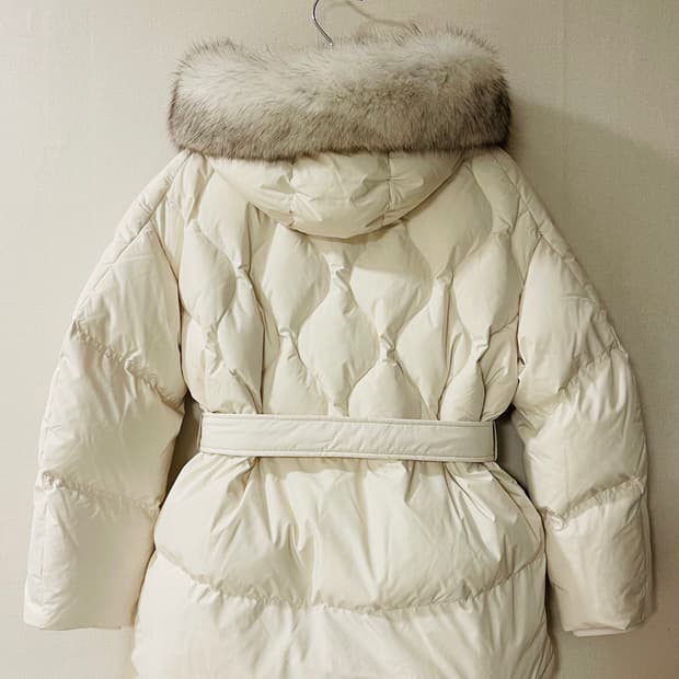 택포새상품)Bonispax 리얼 폭스퍼 패딩 55 정가 499,000원