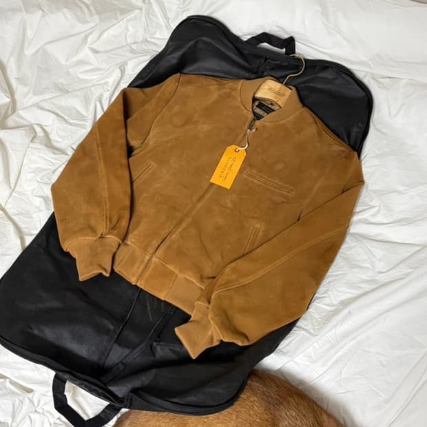 버드노트 티백 스웨이드자켓 42size