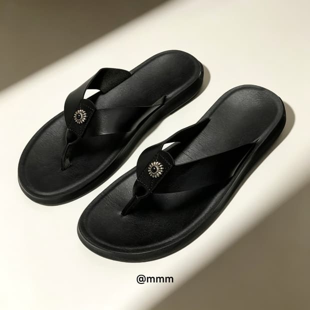 웨스턴 원석 쪼리 슬리퍼 플립플랍