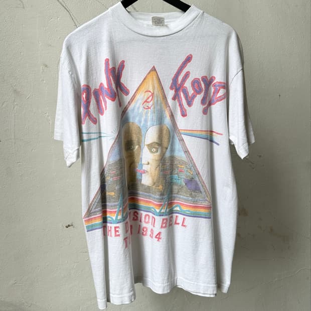 90's 빈티지 핑크플로이드 디비전벨 티셔츠 빈티지 밴드티 싱글스티치