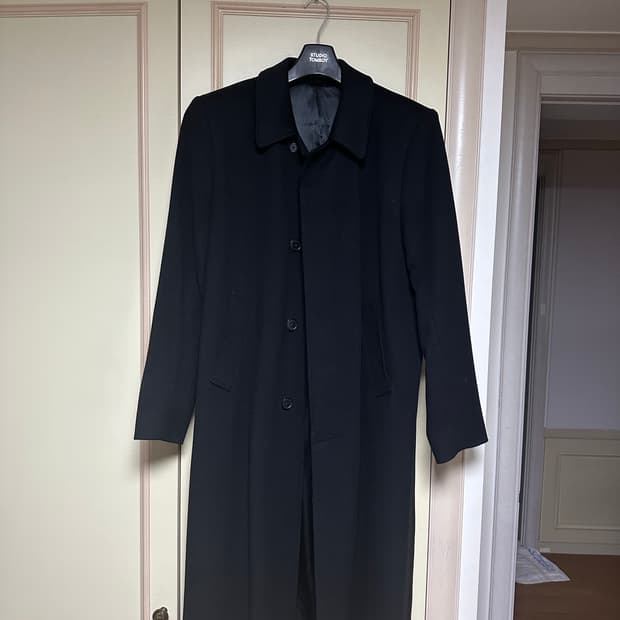 산드로옴므 울 롱코트 105 (착샷첨부)