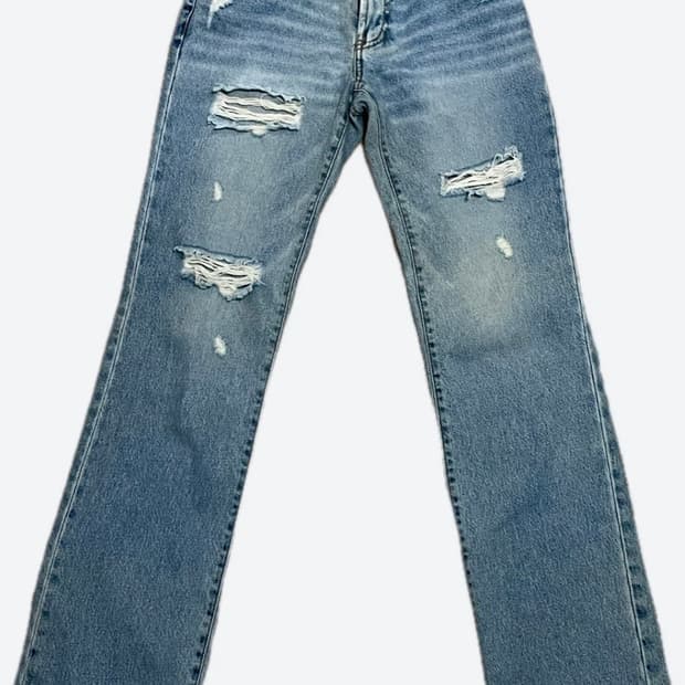 02C JEANS 디스트로이드 데님 팬츠