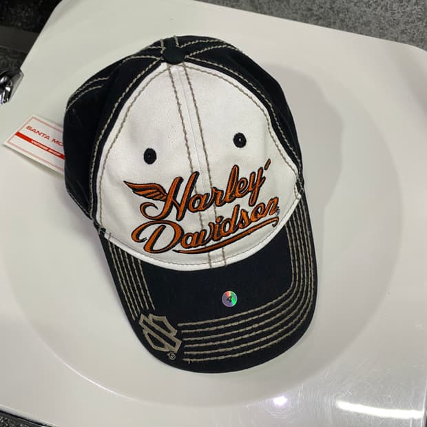 할리데이비슨 빅로고 스티치 투톤 볼캡 B3947