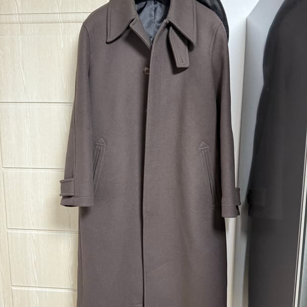 쿠어 mtr 발마칸 코트 딥브라운 S사이즈