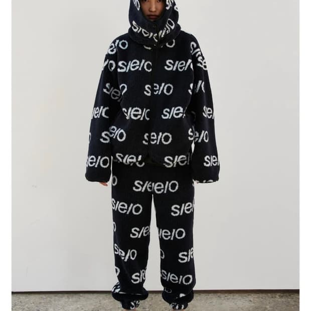 에스이오 후리스 fleece jacket 네이비