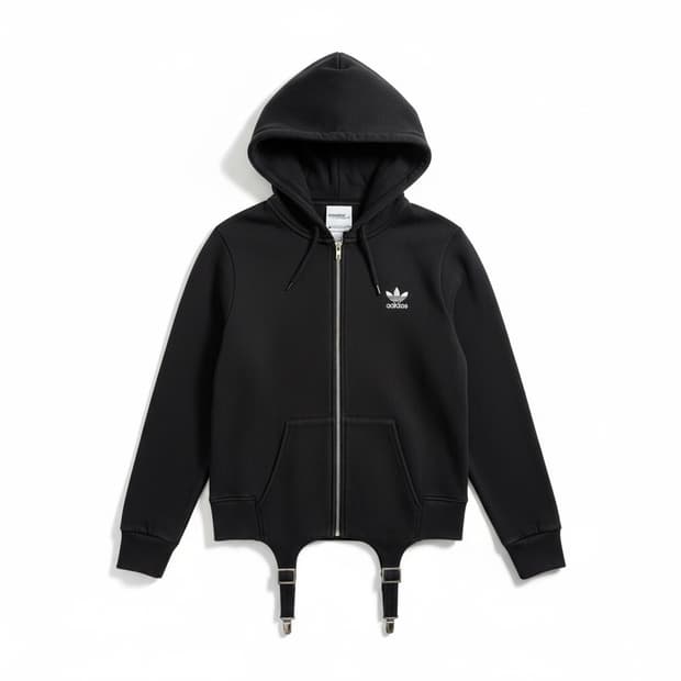 아디다스 제레미 스캇 멜빵 후드