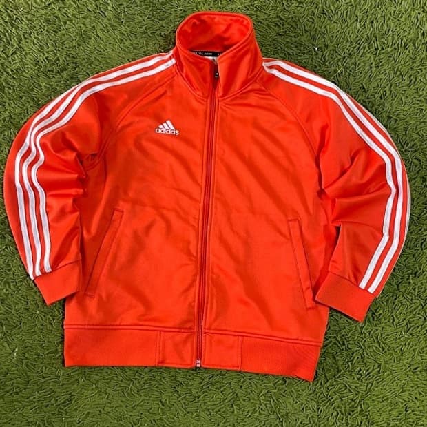 아디다스 주황 오렌지 트랙탑 져지집업 90/S
