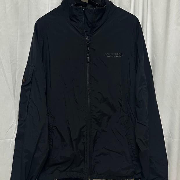 no.179 폴로 스포츠 나일론 블랙 바람막이xxl