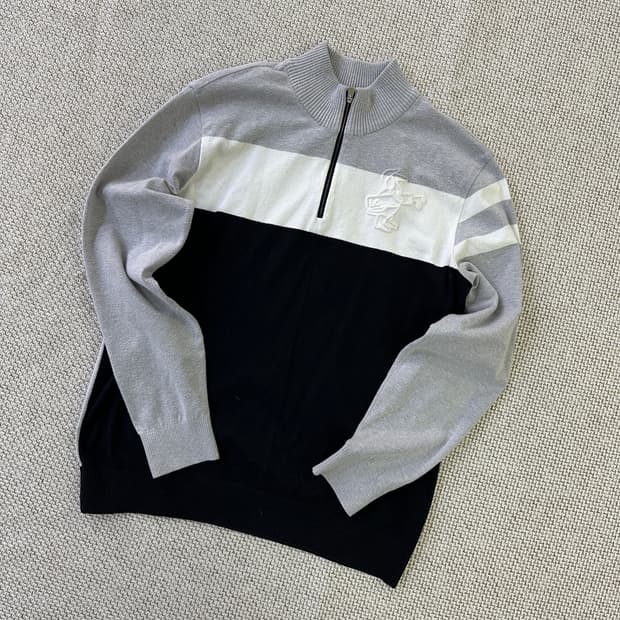 100 루이까스텔 엠보자수 터틀 반집업 0401D