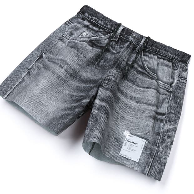 [L,XL] 새티스파이 SATISFY 피스쉘 데님 쇼츠 블랙