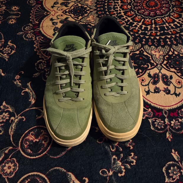 [265mm] 나이키 SB 올리브 스웨이드 스니커즈 (스트릿/데일리)