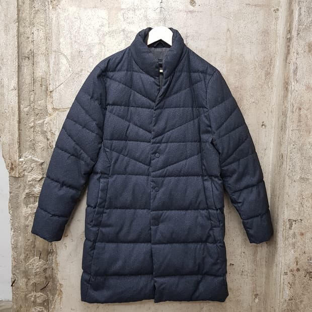 지오지아 구스다운 롱 패딩 100사이즈 