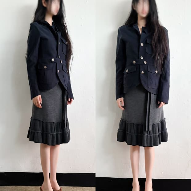 소니아 리키엘 울 스커트