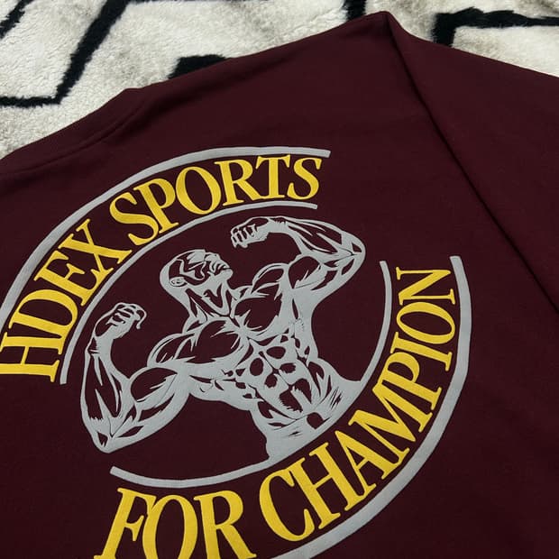 [2XL]HDEX 바이셉스 맨투맨/레드브릭