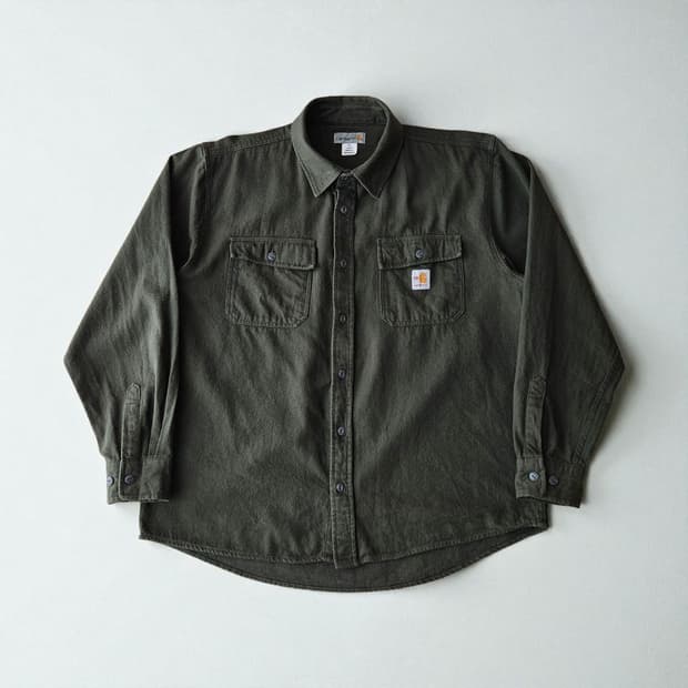 FR칼하트 기모 세미오버핏 긴팔셔츠 XL