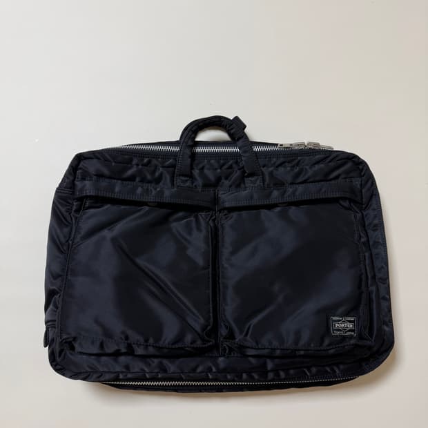 (미품) PORTER 포터 탱커 3way 브리프케이스 블랙 백팩