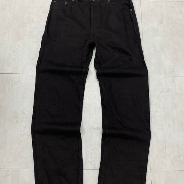 디젤 블랙 코튼 팬츠 #527