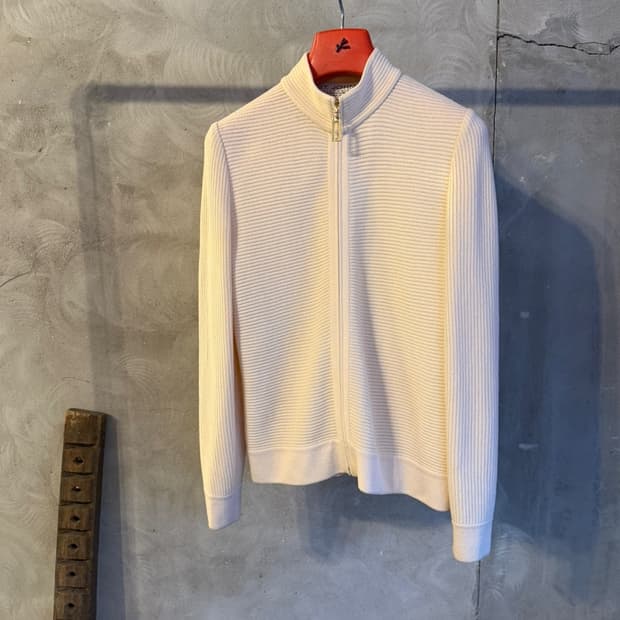 센존 짚업 니트 55~66