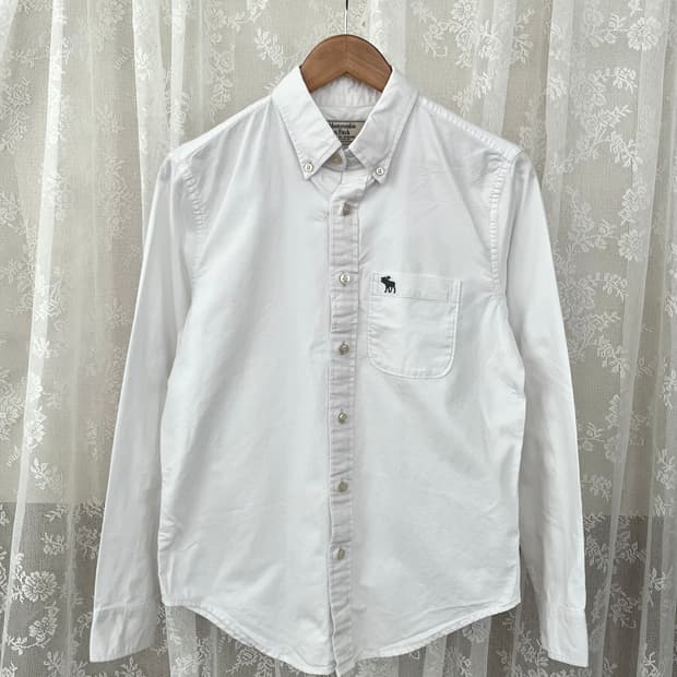 S) 아베크롬비 옥스퍼드 셔츠 화이트