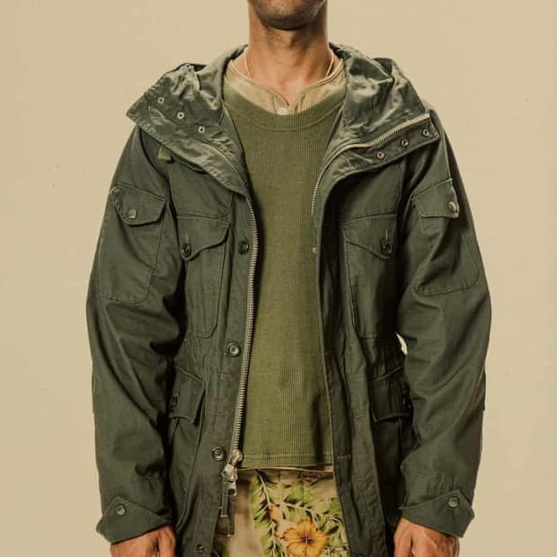 엔지니어드 가먼츠 필드파카 코튼 립스탑 S