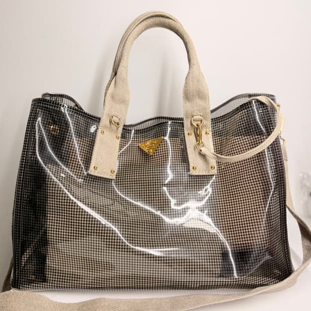 [정품] 프라다 물놀이 해변 토트백