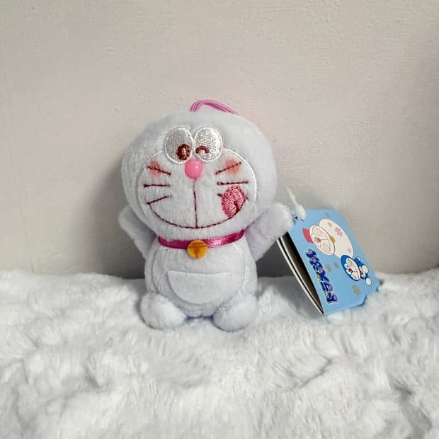 흰색 도라에몽 흰몽이 미니 키링 인헝