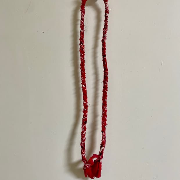 빈티지 엘리펀트 반다나 목걸이