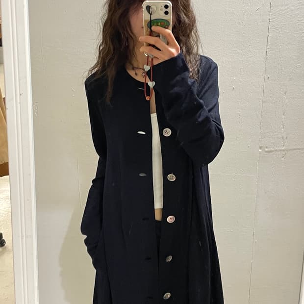 주카 롱 가디건/원피스